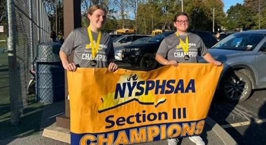 Girls Tennis Doubles Team Wins Section Title